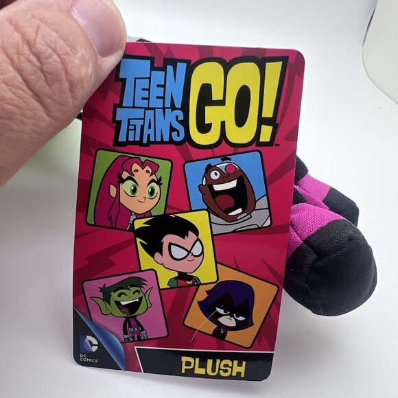 Lot 3 Toy Factory Teen Titans Go Plush Beast Boy, Robin, Cyborg Cartoon Network - Picture 6 of 14